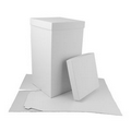 White High Wall Box (8"x8"x15") Base and Lid